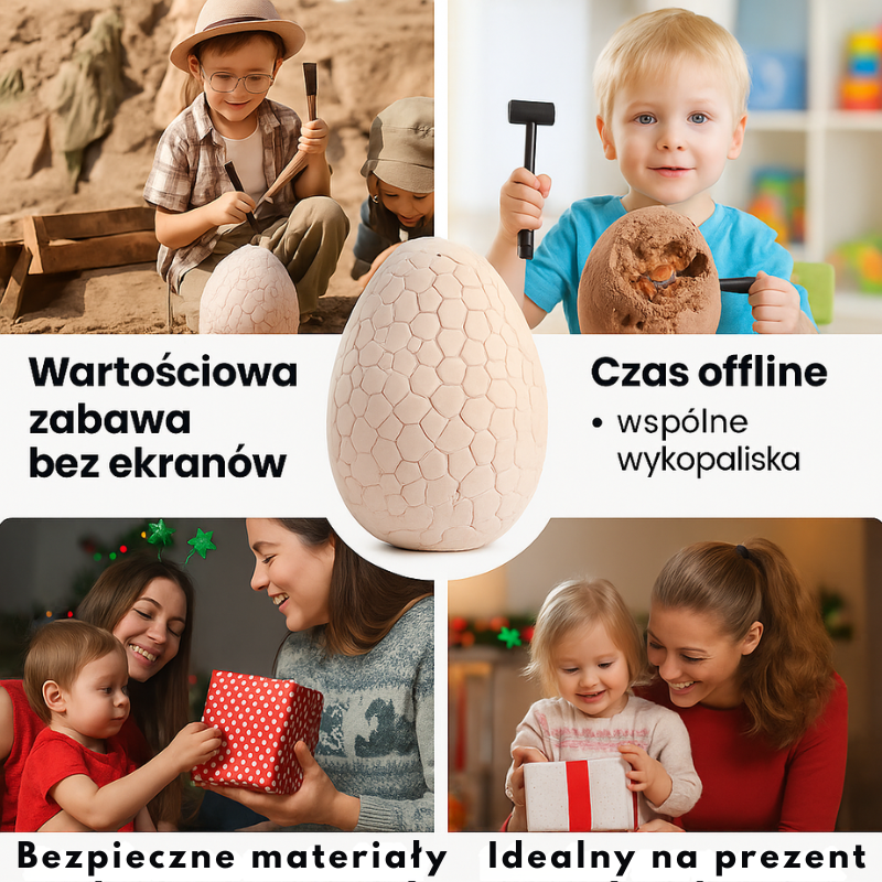 Zestaw Archeologiczny Dinozaurów – Zabawka Edukacyjna dla dzieci
