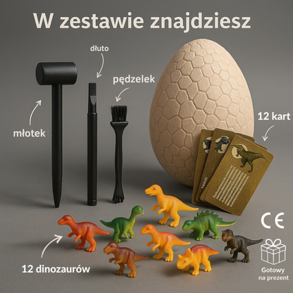 Zestaw Archeologiczny Dinozaurów – Zabawka Edukacyjna dla dzieci